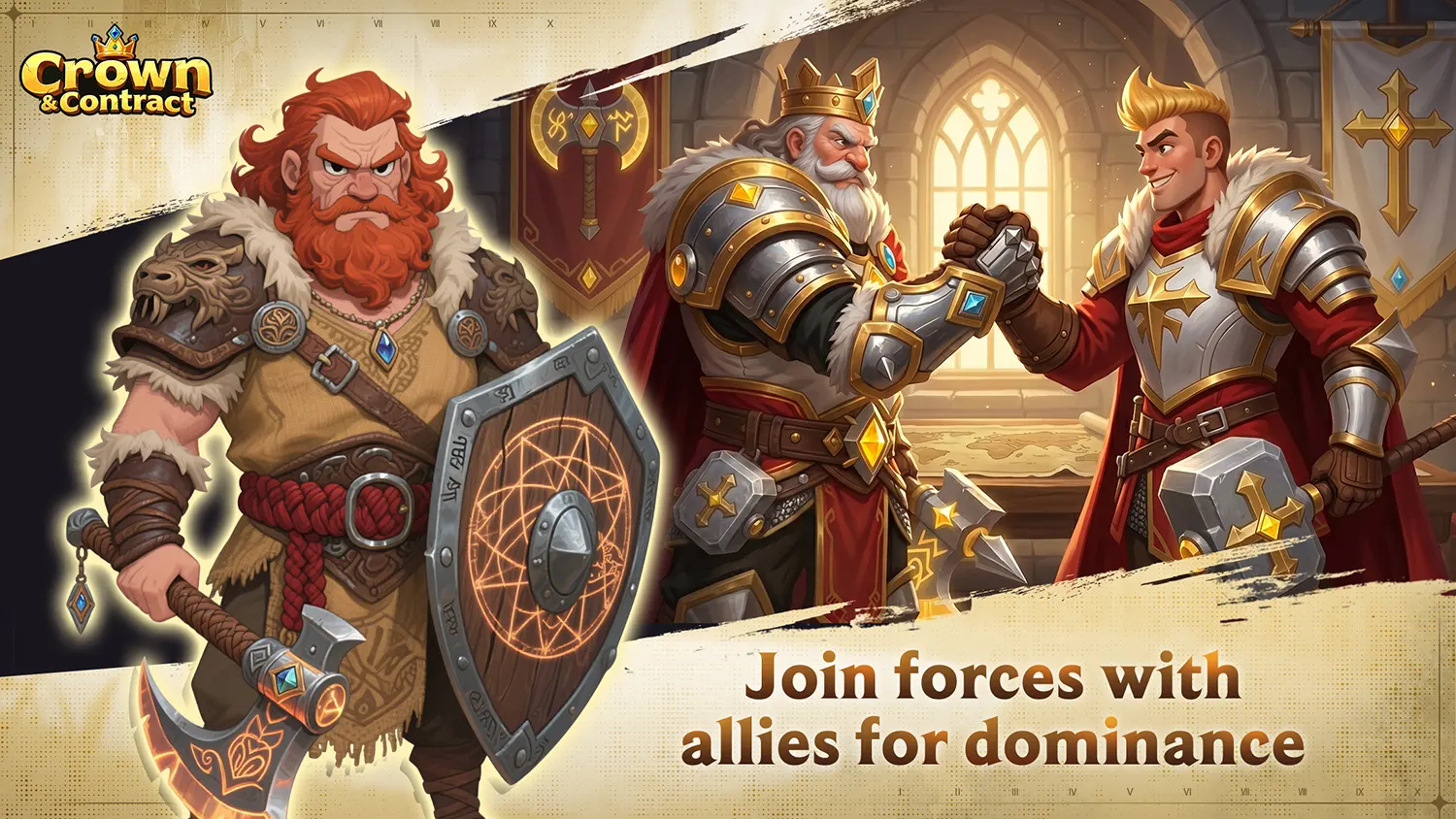 Join forces with allies for dominance